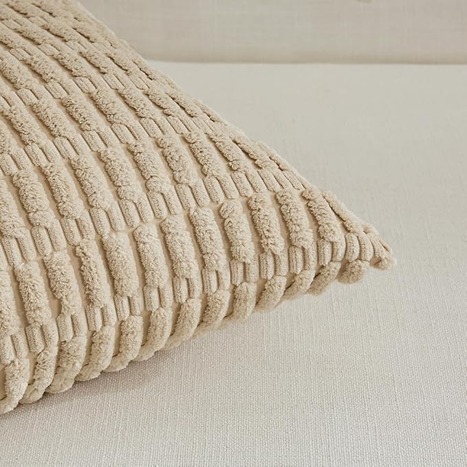 Fancy Homi 4 Packs Decorative Throw Pillow Covers - Image 4
