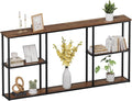 WOHOMO Console Table, 3-Tier Small Entryway Tables, Narrow Sofa Table by WOHOMO