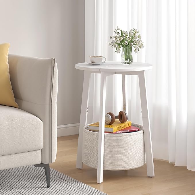 sthmec Small Round Side End Table - Image 2