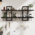 Creso hom Floating Shelves, Hanging Bathroom Shelves 2-Tier, Wall Mounted by Cresohom