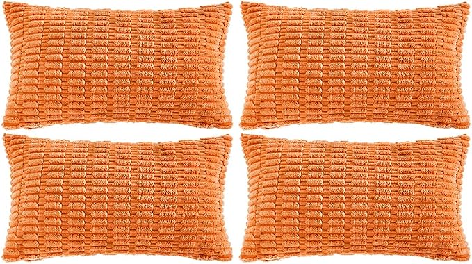 Fancy Homi 4 Packs Decorative Throw Pillow Covers by Fancy+Homi