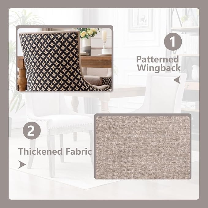Modern Dining Chairs Set of 4, High Back Dining Chairs Side Chairs - Image 5