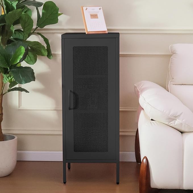 Slim Metal Storage Cabinet - Image 5