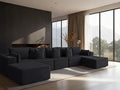 168" Cloud Sectional Couch, Comfort U Shaped Sofa by VYUXWO