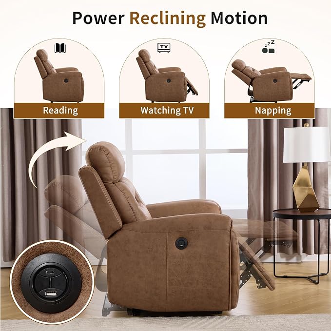 ANJ Power Reclining Loveseat Sofa - Image 4