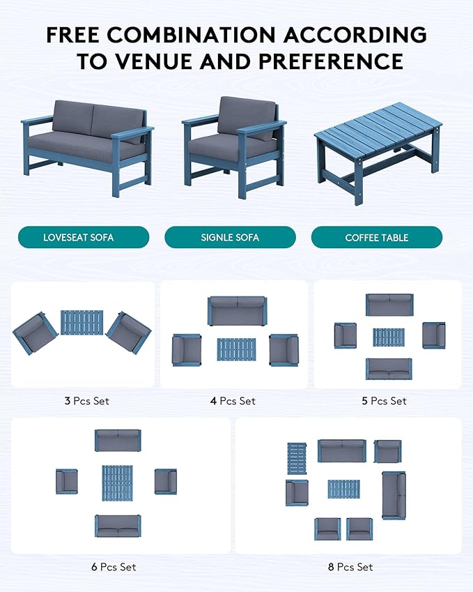 SERWALL 2 Pieces Single Cushioned Lounge Chair - Image 6