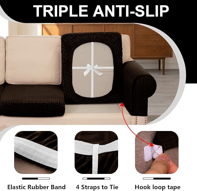 UNBBRRL Stretch Couch Backrest Cushion Cover - Image 3