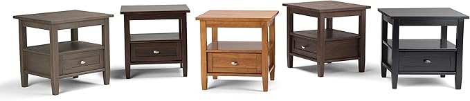 SIMPLIHOME Warm Shaker End Table - Image 6