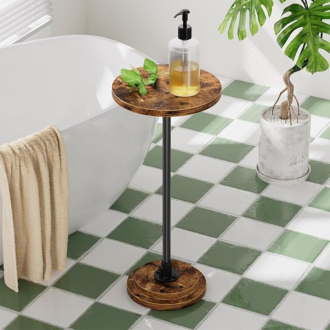 Simple Trending Small Side Table, Round Drink Table, Sofa End Table - Image 6