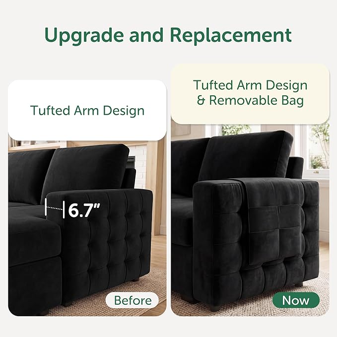 HONBAY Sectional Sleeper Sofa - Image 4