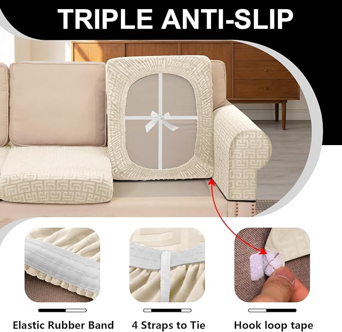 UNBBRRL Stretch Couch Armrest Covers - Image 3