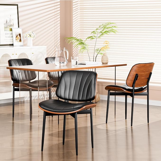 YaFiti Dining Chairs Set of 8, Dining Room and Kitchen Chairs, Mid Century - Image 8