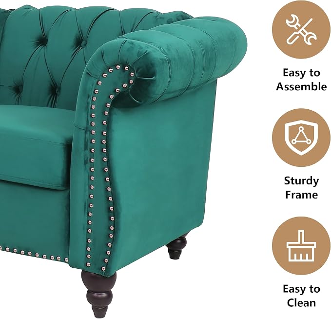 AVZEAR Living Room Accent Chair, Upholstered Sofa Chair Single Sofa Chair - Image 3
