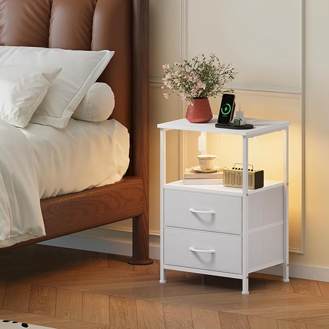 Somdot Nightstands Set of 2, End Tables - Image 2