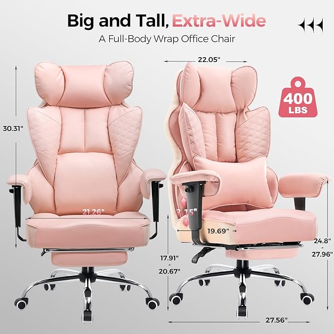 COMHOMA Desk Office Chair Big and Tall Office Chairs Ergonomic Gaming Chairs - Image 2