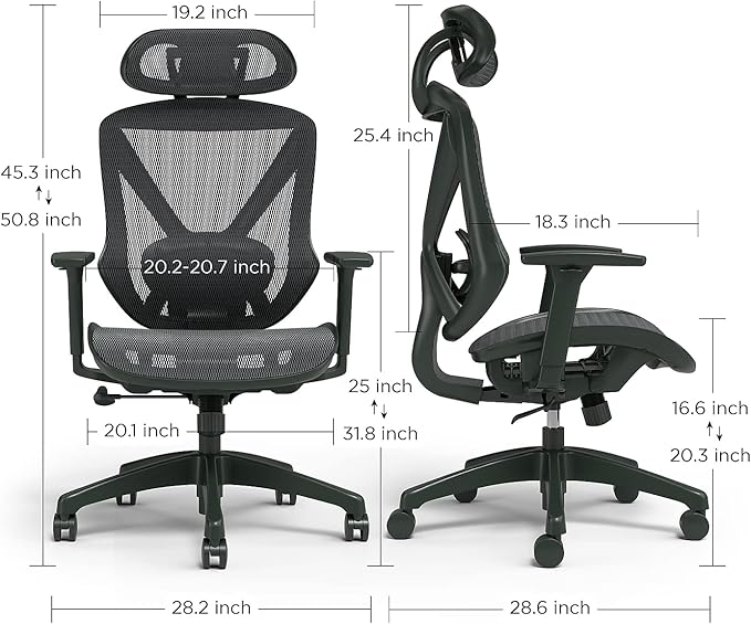 Staples Dexley Ergonomic Task Chair, Lumbar Support, Adjustable Height - Image 2
