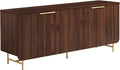 Walker Edison Reema Fluted 4-Door Kitchen Sideboard Buffet Console, 69 Inch by WalkerEdison