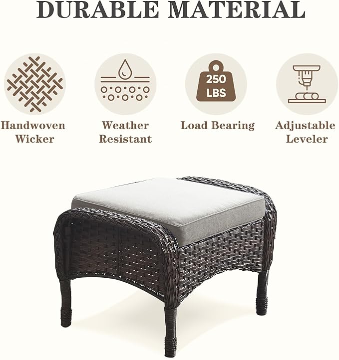 Belord Small Conversation Sets Patio Funiture - Image 8
