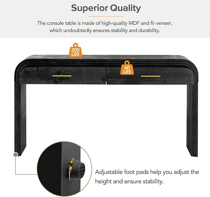 Console Table with 2 Drawers, Living Room, Dinning Room - Image 5