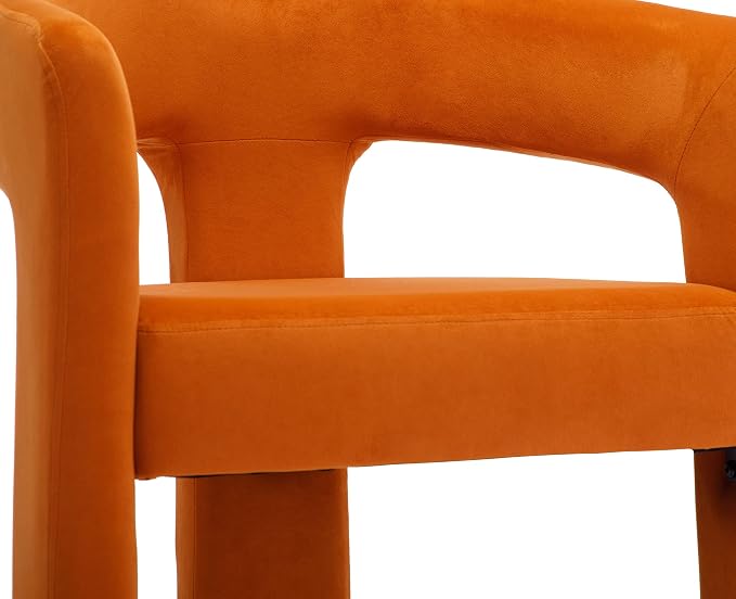 VESCASA Velvet Barrel Dining Chair - Image 7