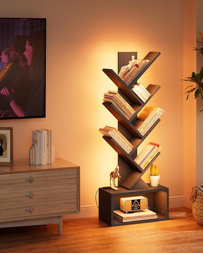 Evermagin 6 Tier Tree Bookshelf - Image 6