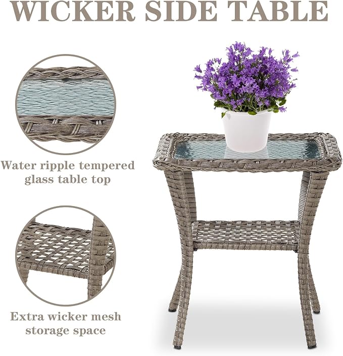 Belord Wicker Outdoor Furniture Set - Image 9