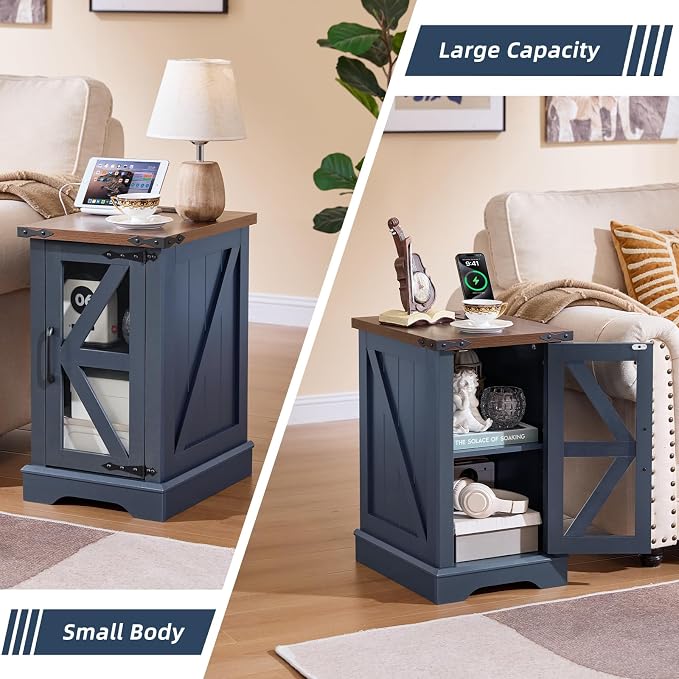 Joaxswe Narrow Night Stand Set 2 - Image 8