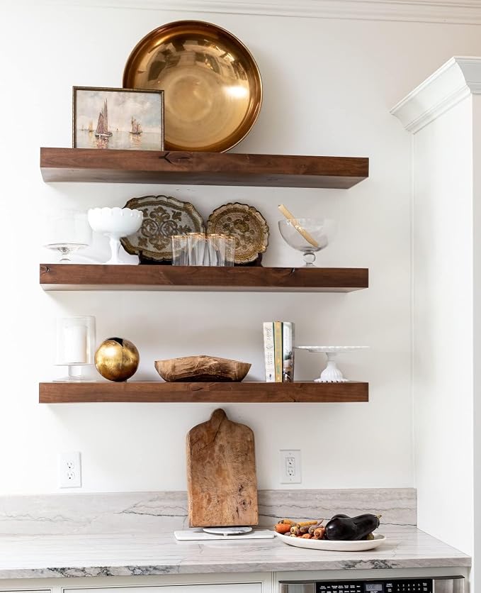LEOPO 6-Pack 10 inch Floating Shelf Brackets, Hidden Shelf Bracket - Image 7