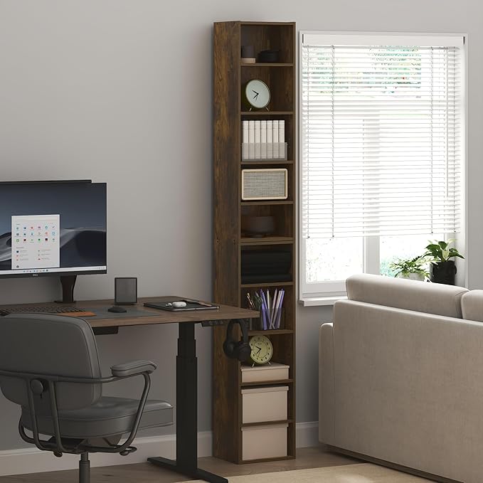 Furinno PASIR Book Shelf, 10-Tier Bookshelf, Bookcase by Furinno-FitsYourSpaceFitsYourBudget