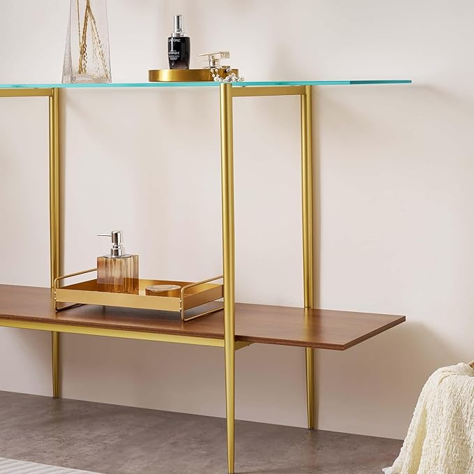 LumFurn Extra Large Glass Console Table - Image 6