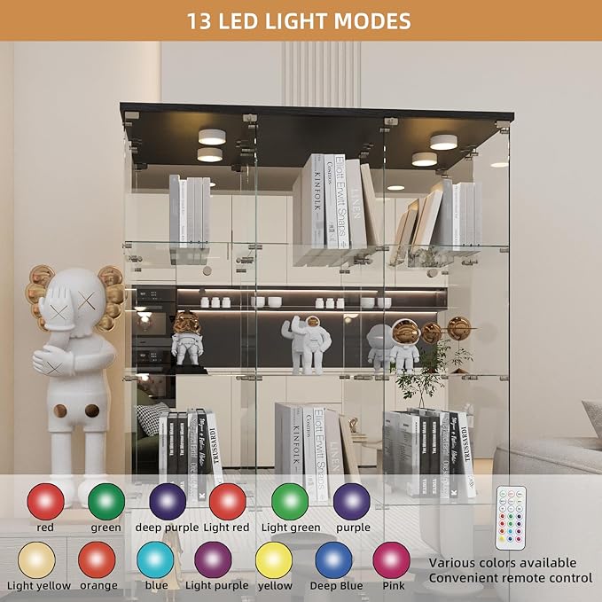 Beauty4U Glass Display Cabinet - Image 6