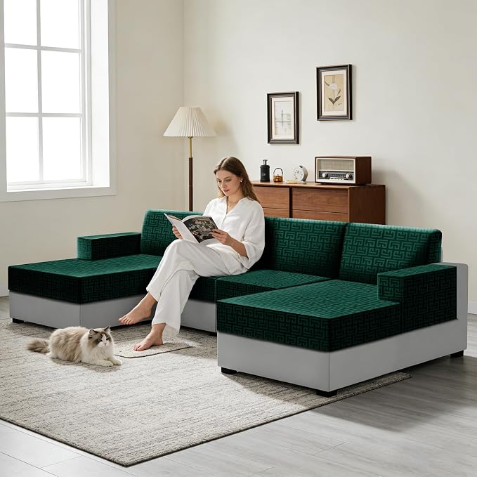 UNBBRRL Stretch Couch Armrest Covers - Image 6