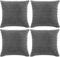Fancy Homi 4 Packs Decorative Throw Pillow Covers by Fancy+Homi