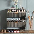 Shoe Cabinet Storage, Modern Freestanding Organizer by QIVOMIX
