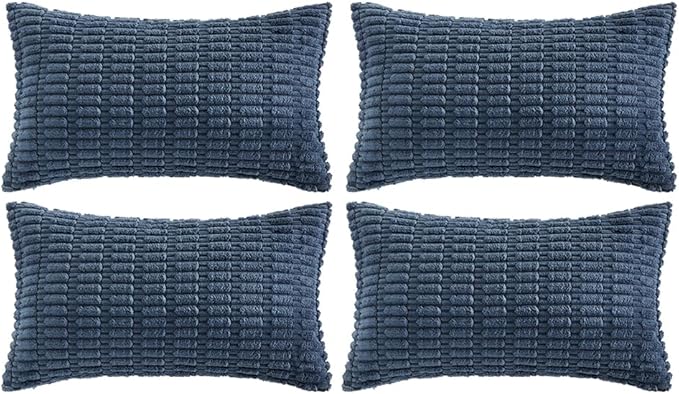 Fancy Homi 4 Packs Decorative Throw Pillow Covers by Fancy+Homi