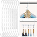 HOUSE DAY Closet Organizers and Storage, 8 Pack Magic Hangers Space Saving by HOUSEDAY