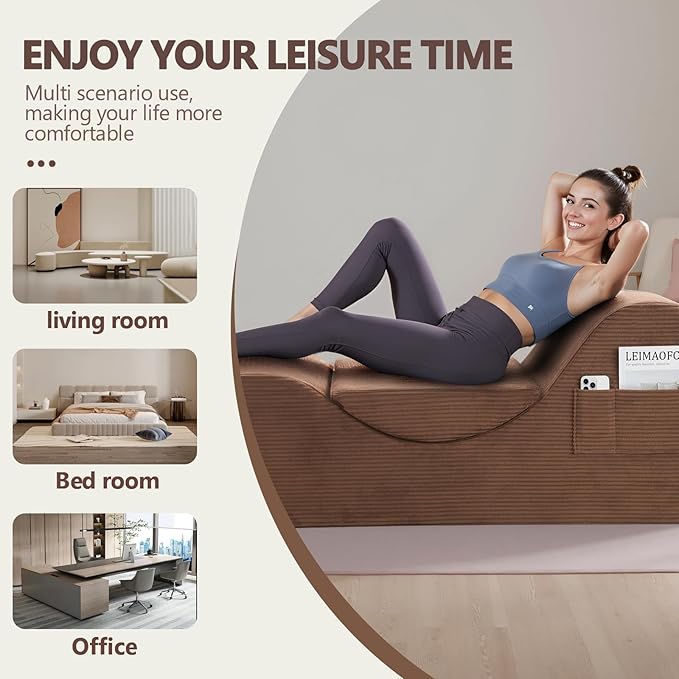 Yoga Chair Lounge for Adult, Ergonomic Chaise Lounge Chair - Image 3