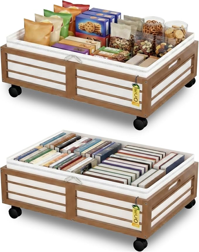 Under Bed Storage Containers by BambooSync