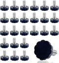 WAFJAMF 24 PCS 5/16‘’ UNC Thread Adjustable Furniture Levelers Screw in Threaded by WAFJAMF