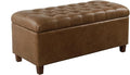 Homepop Home Decor | Button Tufted Storage Bench | Ottoman Bench by HomePop