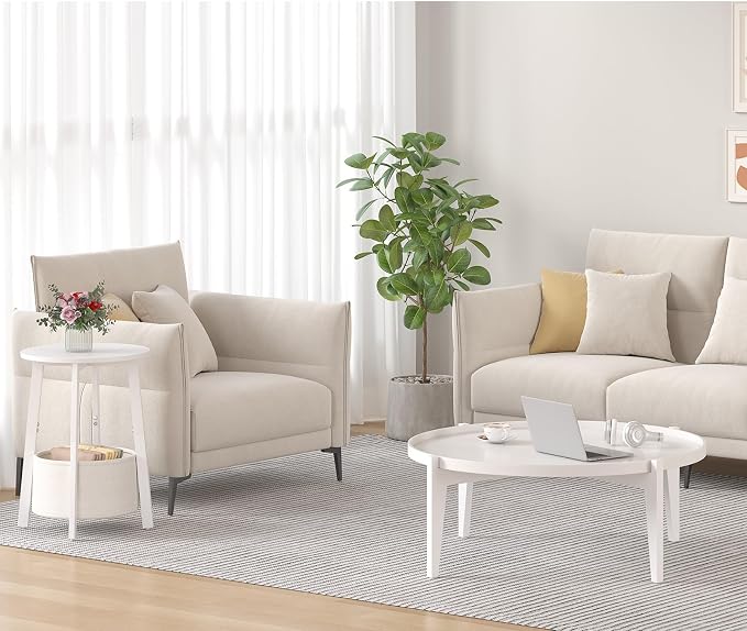 sthmec Small Round Side End Table - Image 4