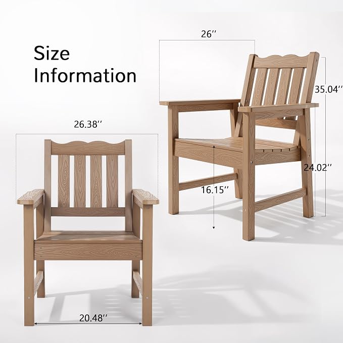 Stoog Patio Chair, All-Weather Outdoor Chairs - Image 3