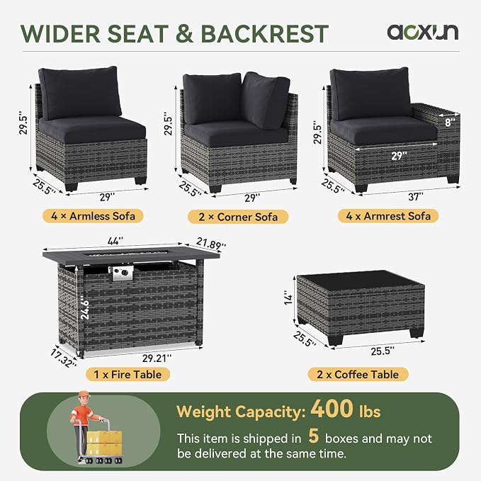 Aoxun Patio Furniture Sets - Image 7
