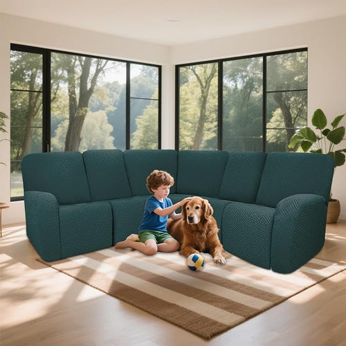 100% Waterproof Sectional Recliner Couch Covers - Image 2