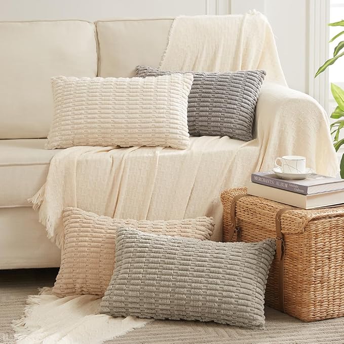 Fancy Homi 4 Packs Decorative Throw Pillow Covers - Image 7