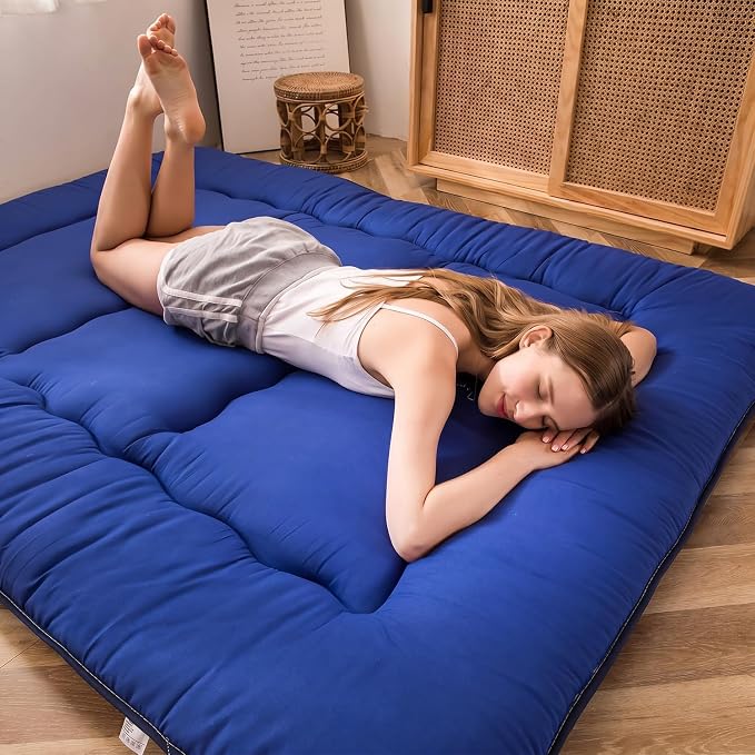 MAXYOYO Japanese Floor Mattress Futon Mattress, Thicken Sleeping Pad Foldable - Image 4