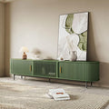 POVISON Fully-Assembled Modern Green TV Stand by POVISON