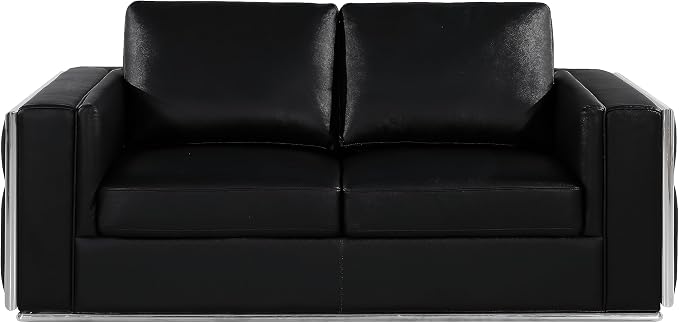 Blackjack Furniture Catania Modern Top Grain Italian Leather Sofa Set - Image 4