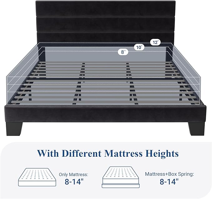 Allewie King Size Platform Bed Frame - Image 7