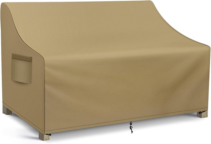 WLEAFJ Patio Sofa Cover Waterproof, 3-Seater Outdoor Sofa Cover, Heavy Duty by WLEAFJ